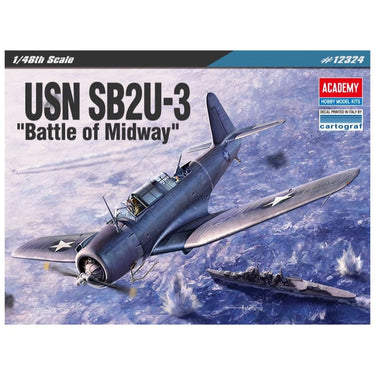 Academy 12324 1/48 SB2U-3 Battle of Midway Plastic Model Kit
